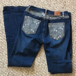 Ranch Dress”n High Rise Boot Cut Denim Jeans Size M (4-6) Inseam 32” Rise 10”